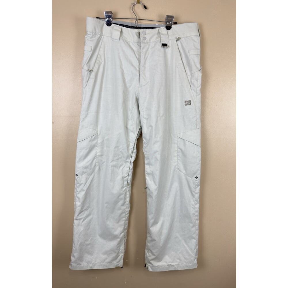DC Women’s Exotek 5K Series 5000 Snow Pants Ski Snowboard Winter Gray Cream L